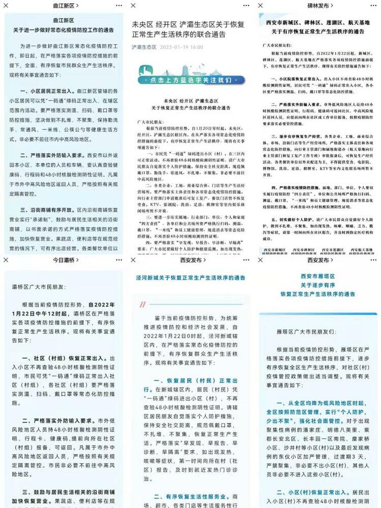 （转载）中高风险区清零！你熟悉的西安回来了！