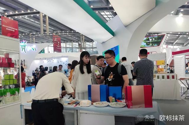 欧标抹茶——“中国文化产业第一展”鲜艳的一抹绿