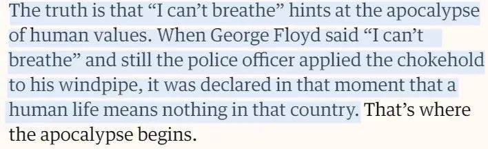 双语bilingual： 美国“Black Lives Matter”背后：社会公正与人权平等是伪命题！