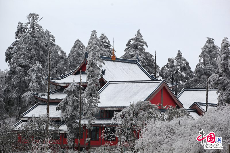 雪域盛景迎宾客 峨眉山冰雪温泉节大幕拉开