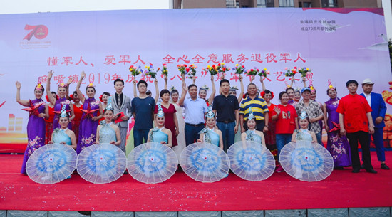 【社會民生】重慶江北魚嘴鎮舉辦慶祝“八一”文藝匯演