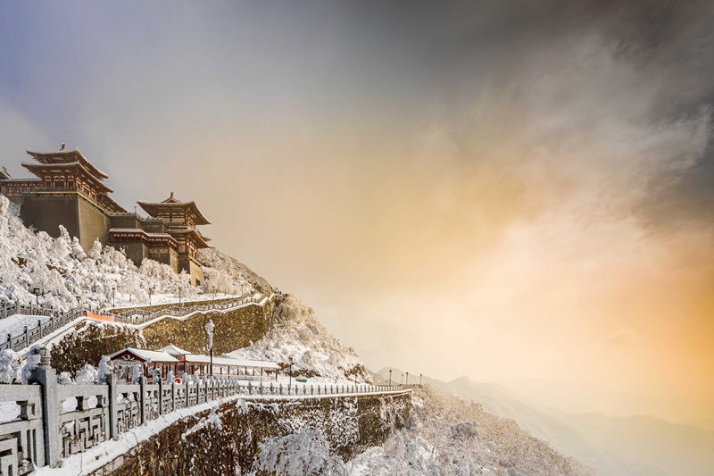 湖北隨州大洪山：千山銀裝 萬壑素裹