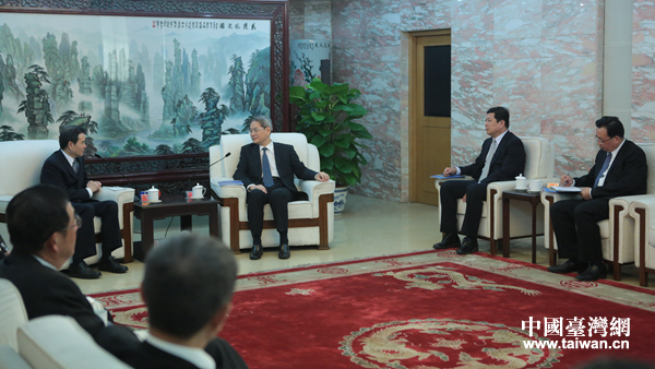 張志軍強調維護兩岸關係和平發展和臺海和平的關鍵是堅持體現一個中國原則的政治基礎