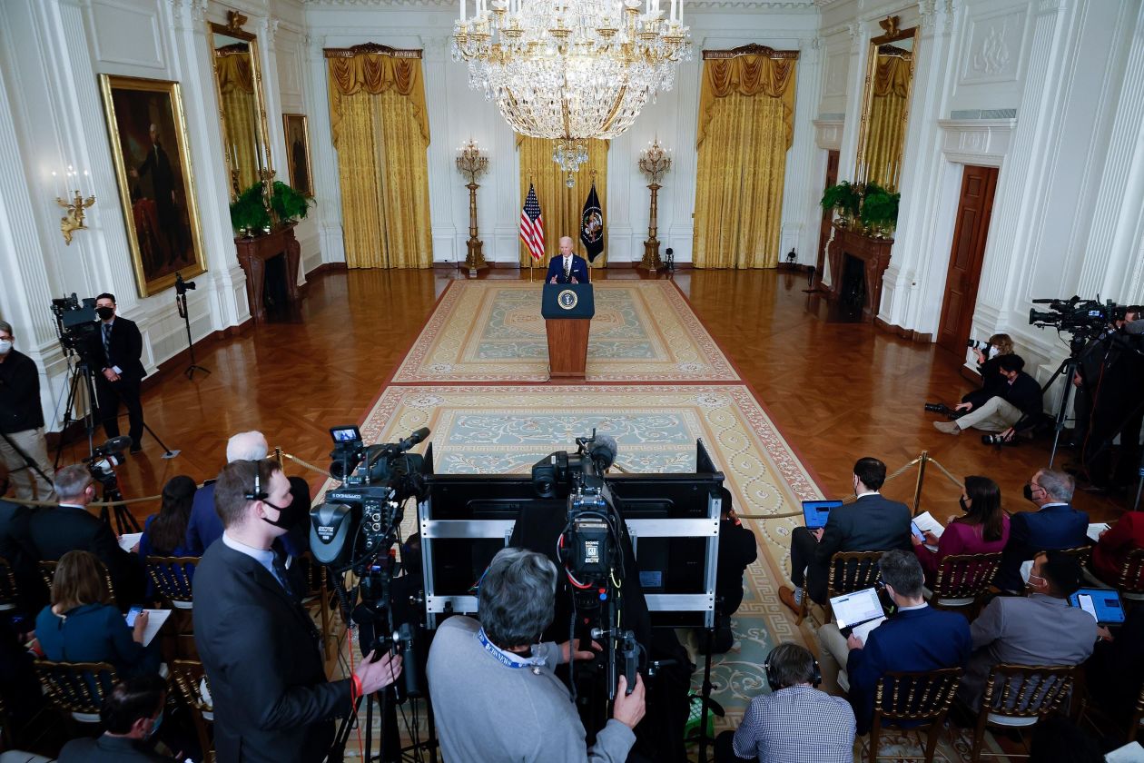 美国总统拜登发表上任后首次国会演讲 夸耀美国新政府疫情应对