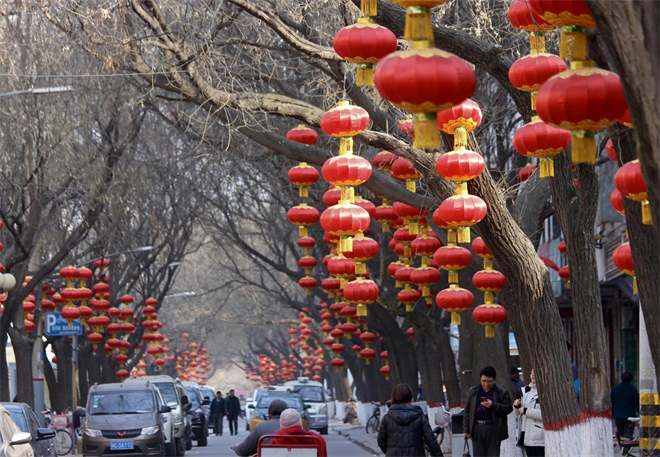 宝鸡眉县：挂起灯笼迎新年_fororder_图片2