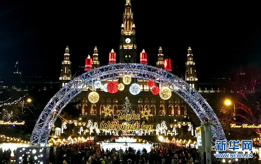 维也纳：圣诞市场气氛浓