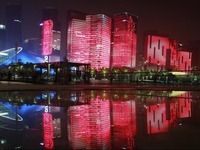 杭州：燈光璀璨迎G20峰會