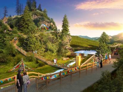 高原温泉极致体验，若尔盖“河它·花湖温泉谷”盛大开业