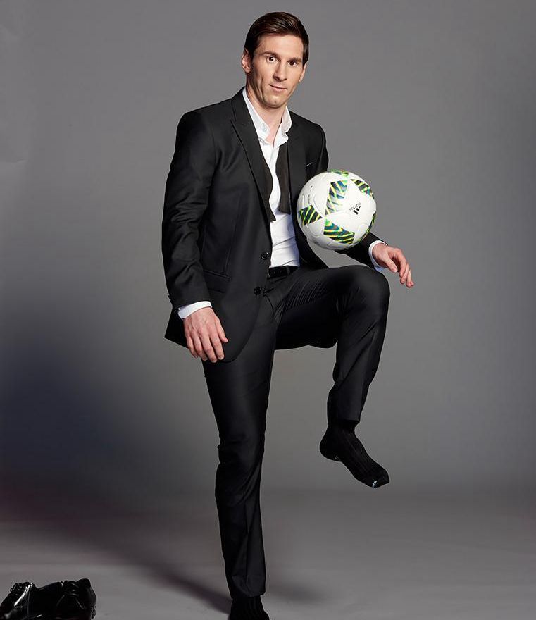梅西为美国《体育画报》拍摄写真