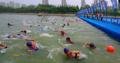 大慶國際鐵人三項賽舉行