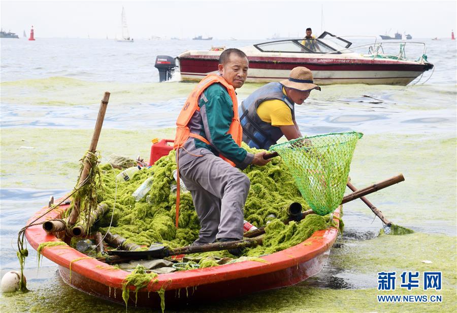 青島：海岸環衛 保潔海濱