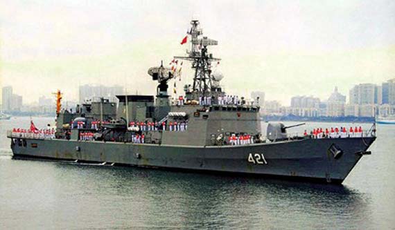 美泰海军举行联合军演 2艘中国造战舰参加