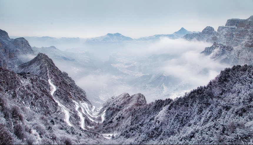 安陽林州：雪後江山如畫