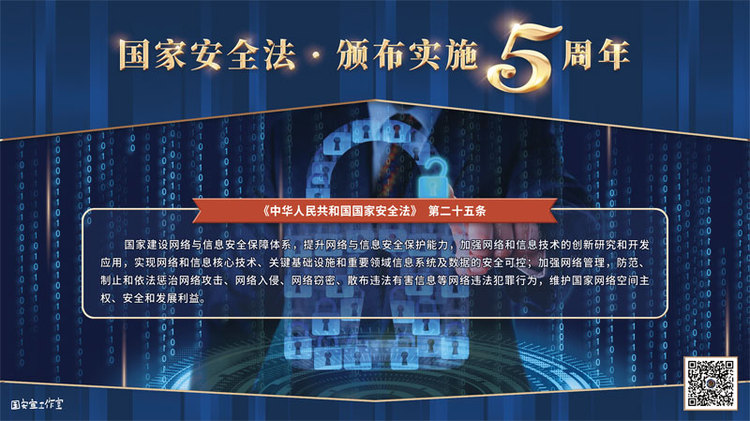 国家安全法颁布实施五周年之际,关于国家安全的法律知识你知道多少?