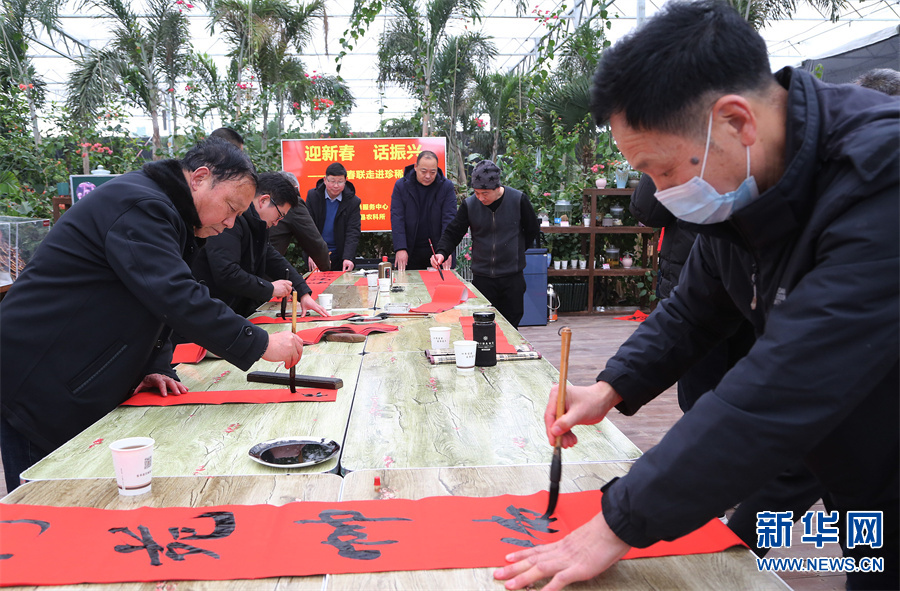 購年貨、寫春聯、剪窗花……年味撲面而來