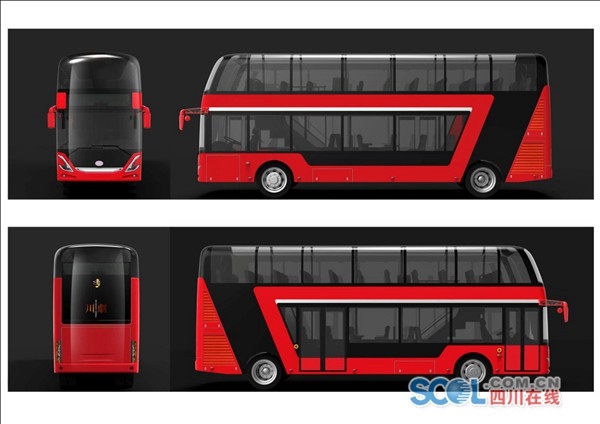 成都將開行雙層觀光巴士 你來投票選外觀和線路