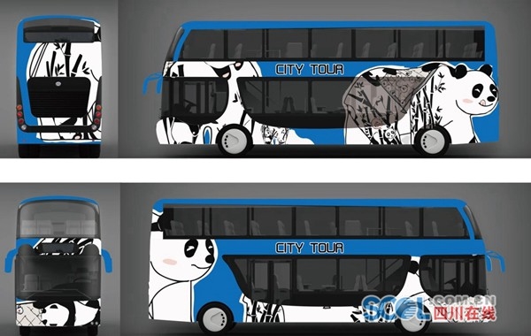 成都將開行雙層觀光巴士 你來投票選外觀和線路
