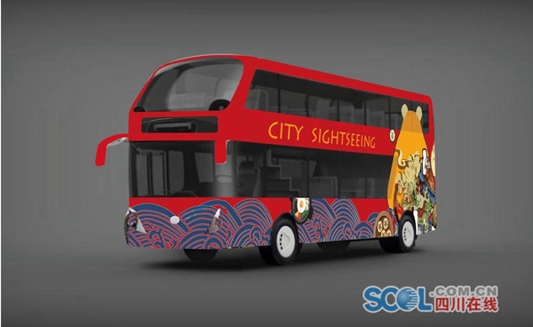 成都將開行雙層觀光巴士 你來投票選外觀和線路