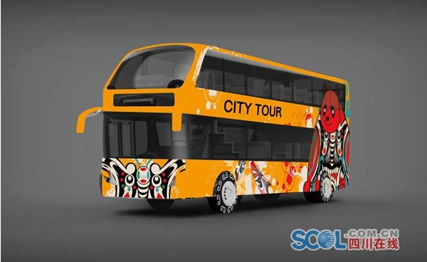 成都將開行雙層觀光巴士 你來投票選外觀和線路