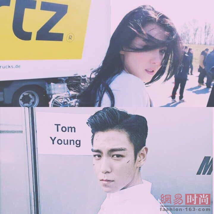 张柏芝和韩国男神搭档 颜值太般配