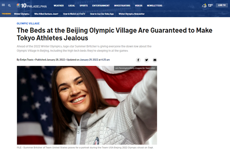 北京冬奧會還沒開幕 外國運動員和海外媒體及網友已開啟點讚模式_fororder_圖片1