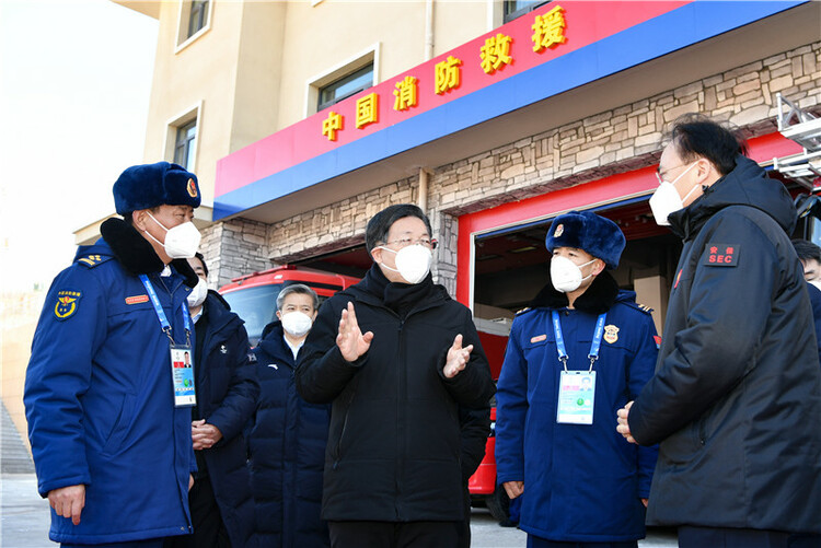 王东峰在张家口市崇礼区调研检查