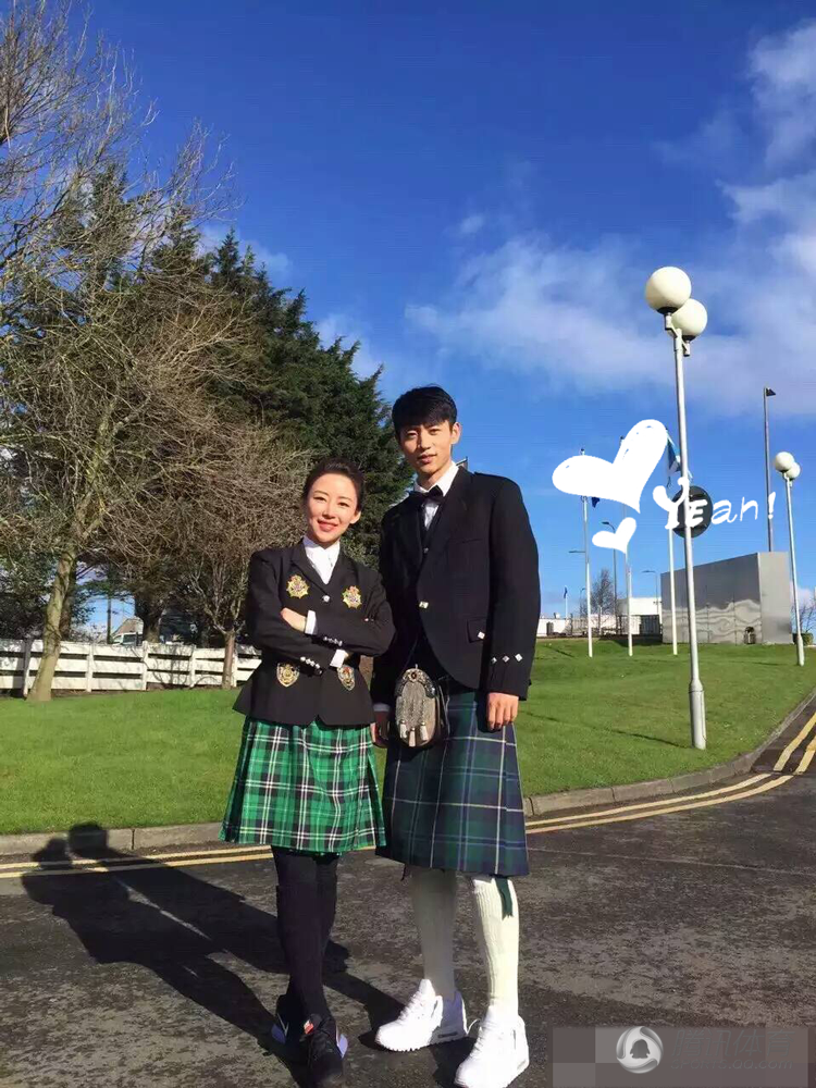 九球天后潘晓婷变萌妹 携手魏晨闯英伦