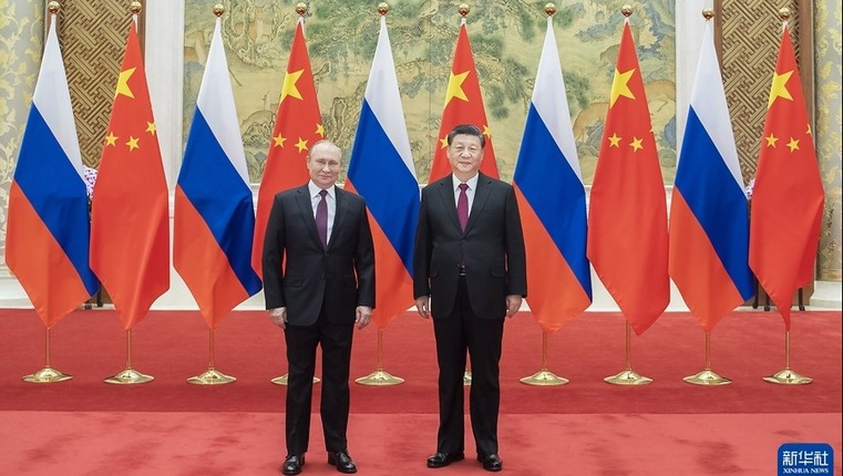 ທ່ານສີຈິ້ນຜິງພົບປະກັບທ່ານວະລາດີເມຍປູຕິນປະທານາທິບໍດີຣັດເຊຍ