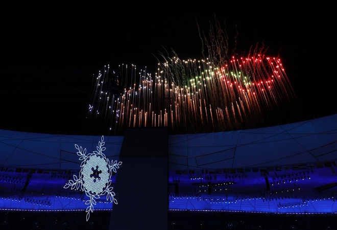 Espesyal na Olympic Cauldron, inihandog sa pagbubukas ng Beijing Winter Olympics_fororder_image021