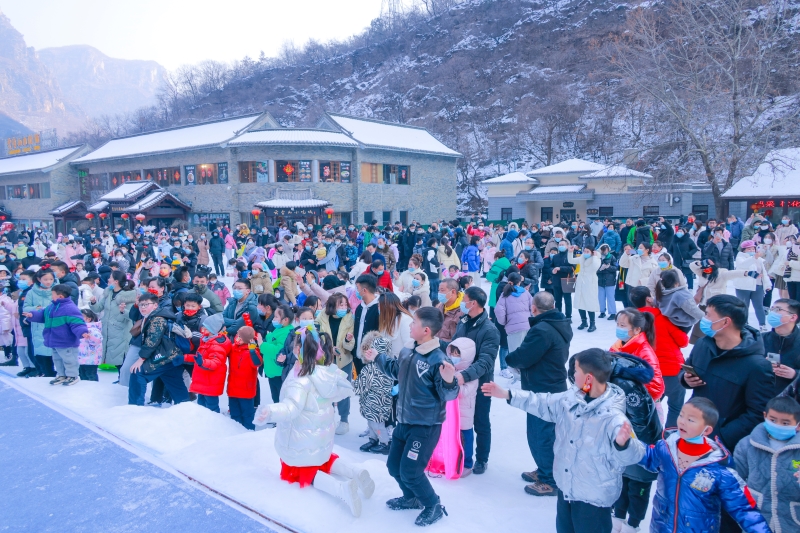 焦作雲臺山：冰雪遊掀新熱潮 多彩文旅人氣旺_fororder_微信圖片_20220206130818