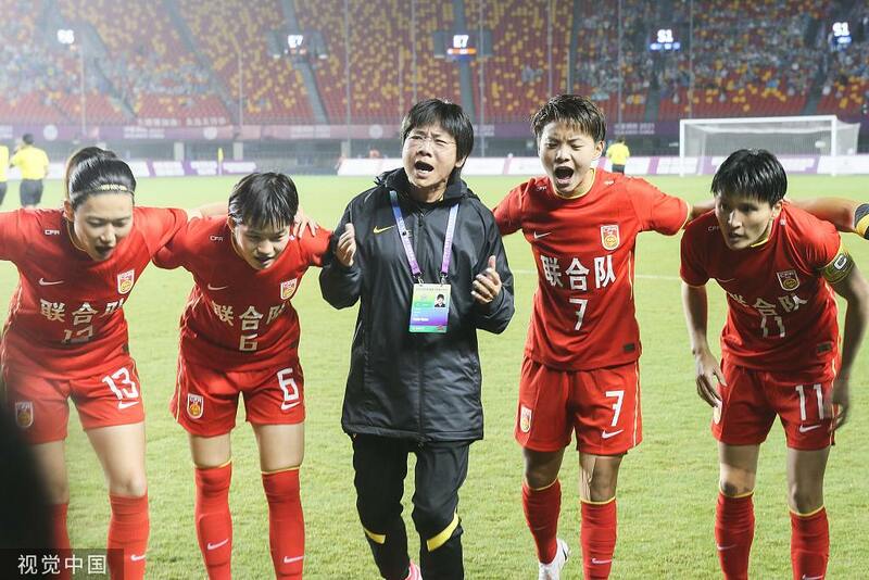 Tsohuwar tauraruwa Shui Qingxia ta zamo jigon nasarar kungiyar kwallon kafar mata ta kasar Sin_fororder_shui