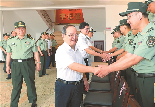 廣西黨委走訪慰問駐桂部隊