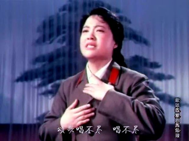 总政军乐团独唱演员韩芝萍一曲《歌唱敬爱的周总理》,情真意切,感动了