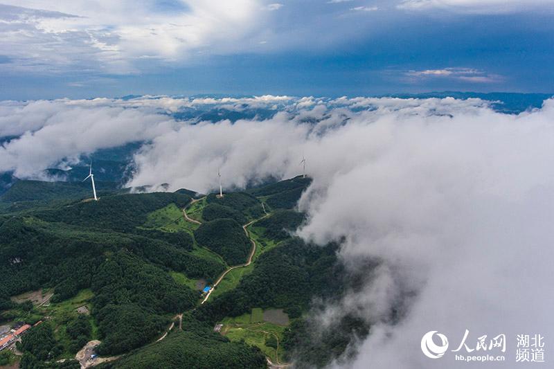 湖北保康：醉美荆山之巅 云雾云海如仙境