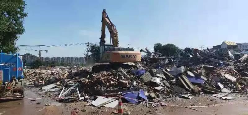 西安曲江新区再拆2800平方米违法建筑