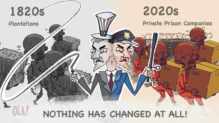 （热点观察·漫评）美国私人监狱的强迫劳动_fororder_01