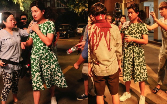 文章扮女装穿裙子“撞衫”宋佳 网友：谁丑谁尴尬