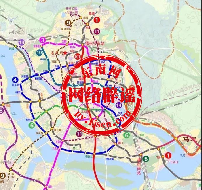 福州地铁3号线规划图图片