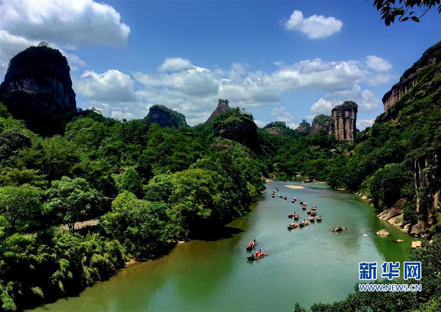 【高清图1】盛夏武夷山 畅游九曲溪