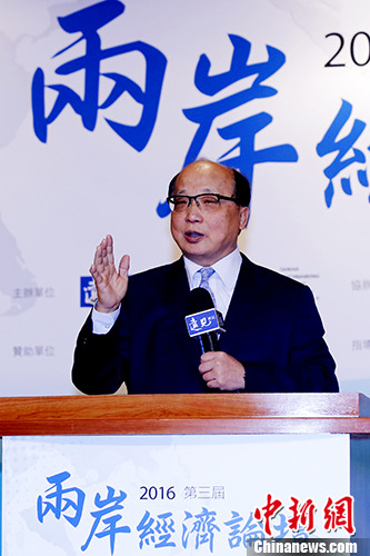 胡志强：“九二共识”对台湾有益 盼两岸交流加温