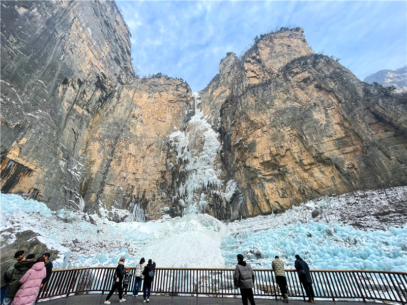 河南云台山迎虎年初雪 全国游客免门票赏冰瀑雪景_fororder_微信图片_20220217151801