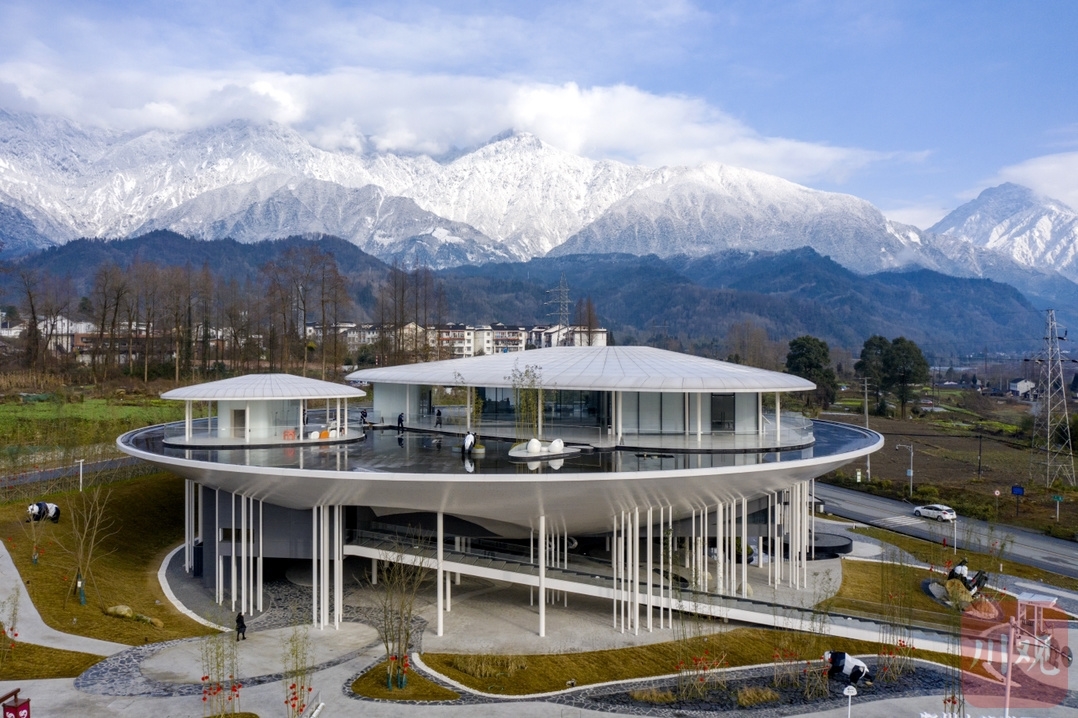 （中首）抬头见雪山 航拍奇峰逸景湔江河谷