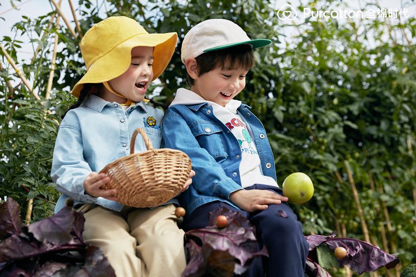 踏青趣 焕新衣 全棉时代2022春季儿童软牛仔系列趣意登场_fororder_1