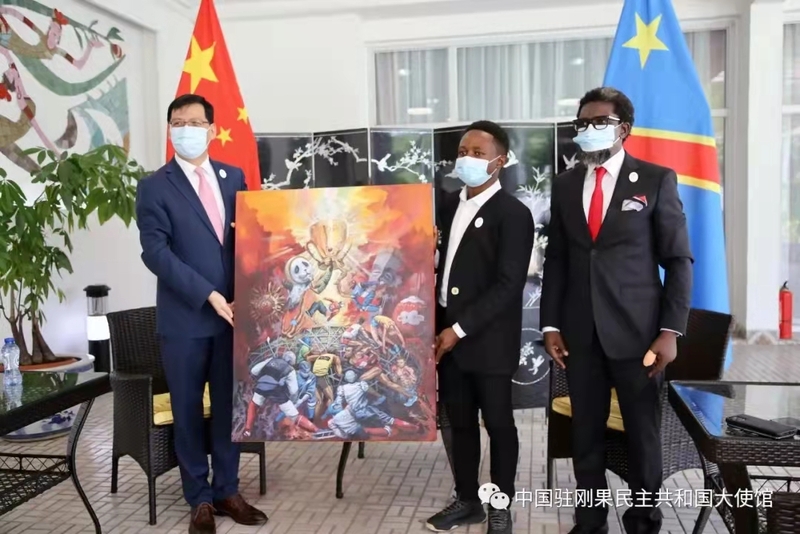 Dalibin Kongo DR ya sadaukar da zane ga wasannin Olympic na Beijing 2022_fororder_220218-Ahmad2-Congo