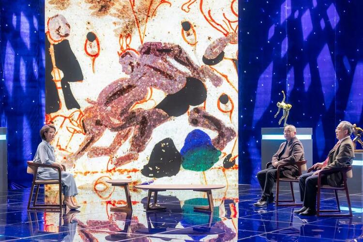 《艺术里的奥林匹克》探寻敦煌壁画中的“没骨”写意——摔跤组图