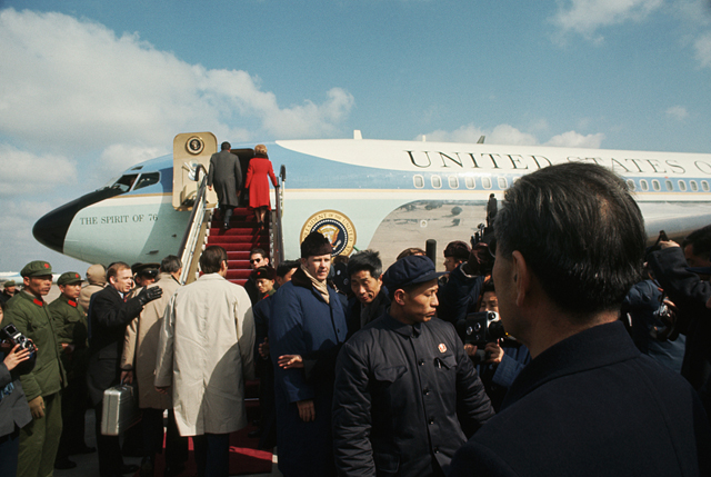 Ngayong araw sa kasaysayan: historikal na pagdalaw sa Tsina ni dating Pangulong Richard Nixon ng Amerika, nagsimula  noong Pebrero 21, 1972_fororder_20220221MaoNixon3640