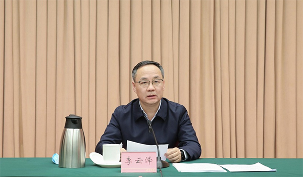 四川省委常委,副省长李云泽讲话 供图 四川省外事办公室李云泽指出