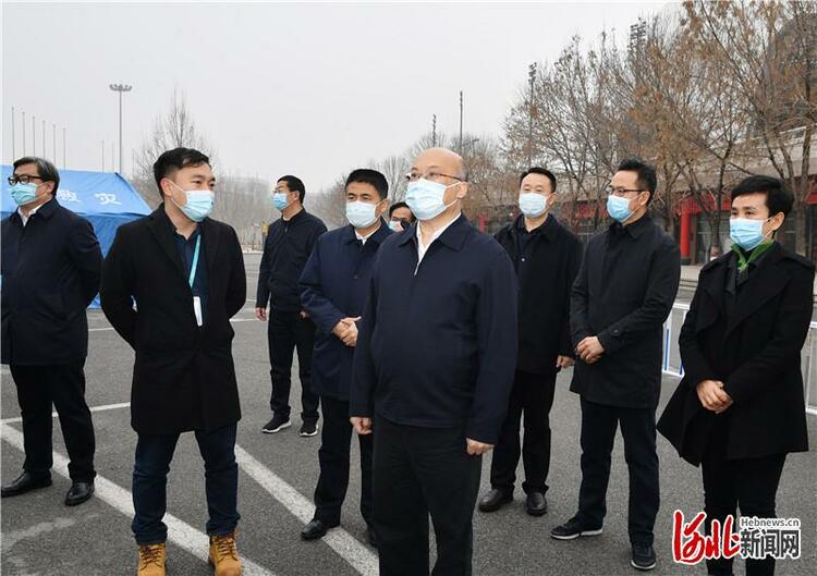 河北省省长王正谱在沧州市督导检查疫情防控工作