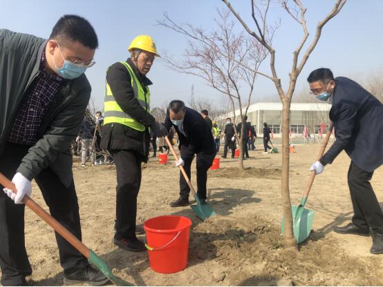 減碳添綠 中信銀行南京分行開展公益植樹活動