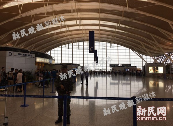 浦東機場相關區域部分封鎖 值機未受影響